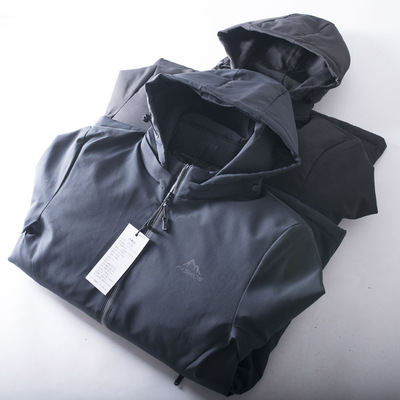 品牌撤柜脱卸帽羽绒服鸭绒外套男