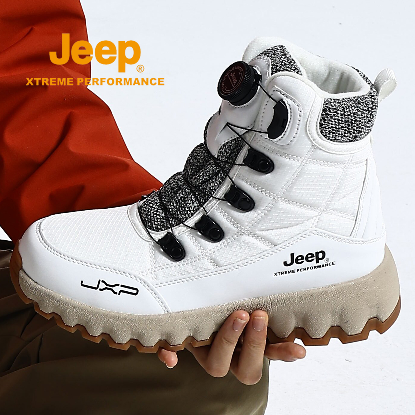 jeep东北棉鞋男高帮马丁雪地靴子