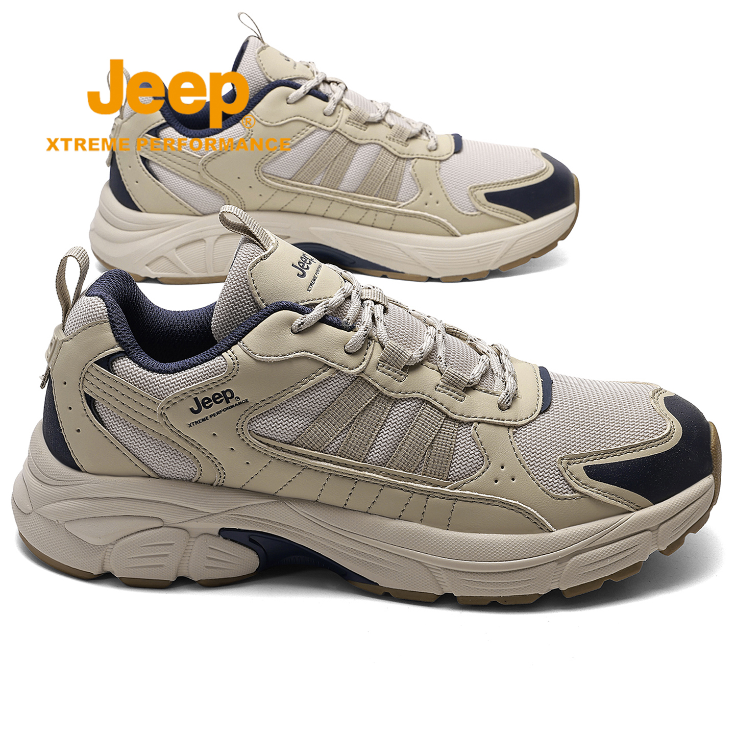 jeep登山运动鞋男秋冬爸爸休闲鞋