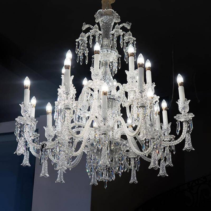 工厂直销欧式客厅水晶吊灯法式豪宅轻奢餐厅卧室灯高端婚庆装饰灯