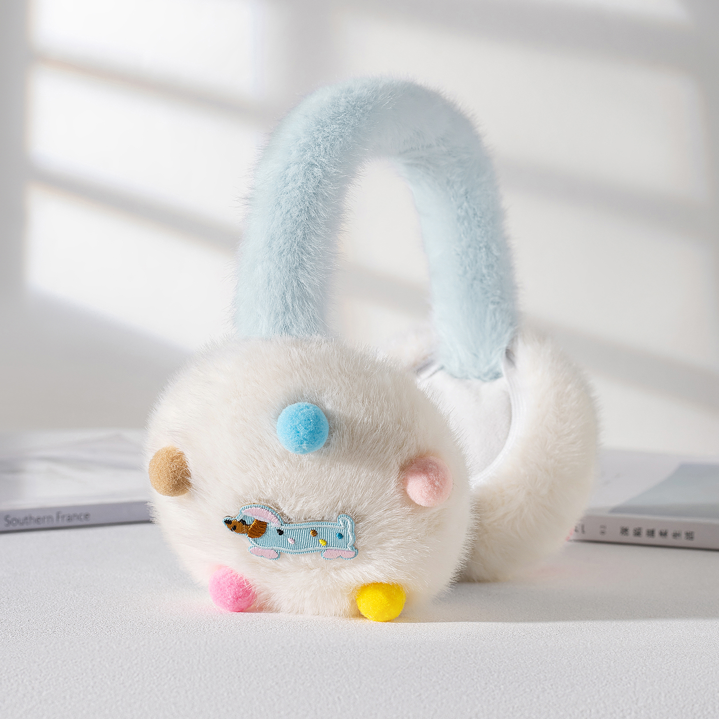 可爱毛绒绒保暖耳罩女冬季