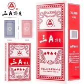 三A扑克牌便宜批发整箱100副正品 成人斗地主加厚卜克牌3a纸牌3008