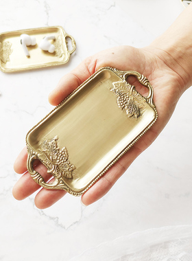 黄铜收纳复古客厅迷你