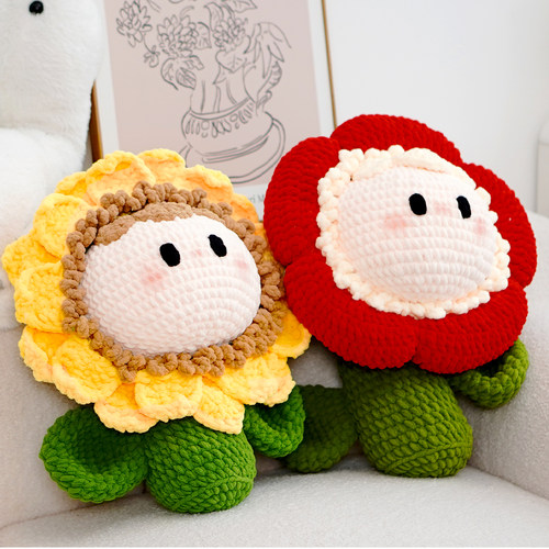 织物有爱抱枕钩针编织材料包