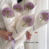 花中情 纸高质感花束包花纸diy花艺材料 手撕花瓣纸东巴纸鲜花包装