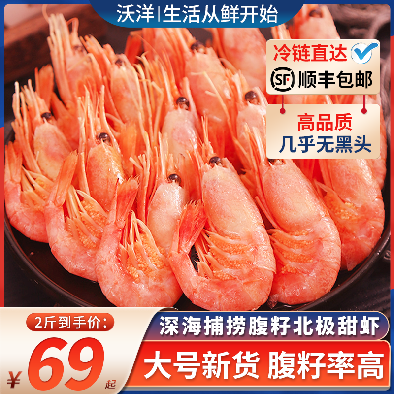 北极熊即食腹籽北极甜虾虾