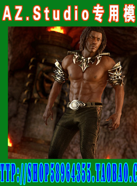 daz3d studio模型Genesis3铠甲 装甲 盔甲服装合集之一(3M-231)