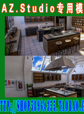 daz3d studio模型——FG系列场景合集四(3M-291)