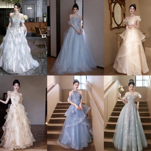 出租礼服主持18岁成人礼活动艺考比赛年会生日晚宴聚会气质高端女