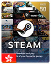 Steam wallet充值卡 50港港币HKD钱包约43元人民币超6USD