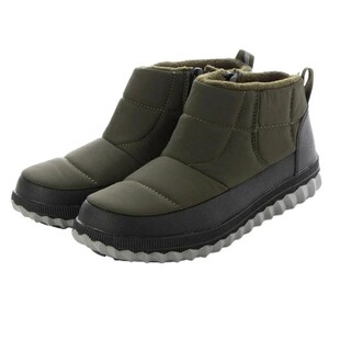 日本正品 日系大头条纹户外运动休闲短靴棉绒女靴棉靴平底雪地靴T