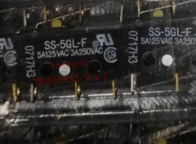 微动开关SS-5GL-F  5A125VAC 3A250VAC