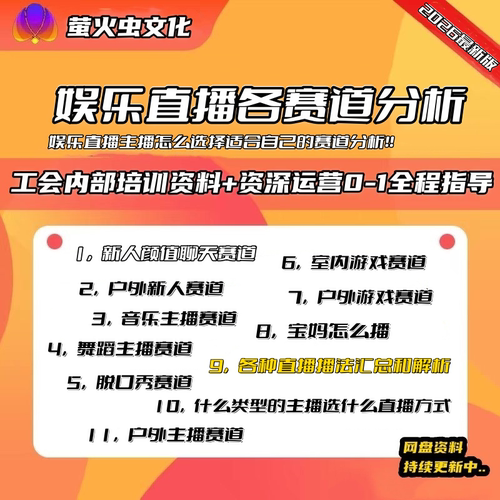 2026娱乐直播主播直播内容赛道分析合集