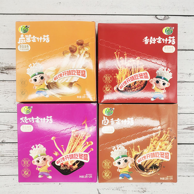 冬盛香辣金针菇下饭菜开袋即食