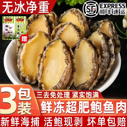 新鲜速冻去内脏大号鲍鱼纯肉