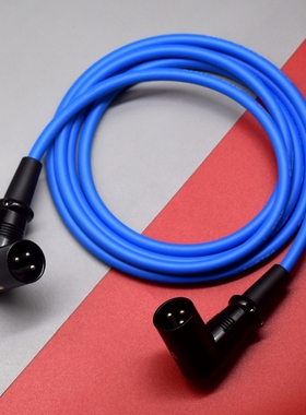 适用于惠威 M3AMKII M3A m1a主副音箱连接线三芯卡侬公对公音响线