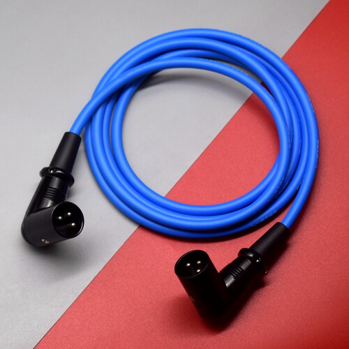 适用于惠威 M3AMKII M3A m1a主副音箱连接线三芯卡侬公对公音响线