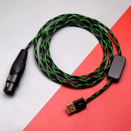 USB转卡农母音频线XLR内录连接线