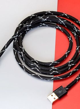 适用于苹果lightning转UAB-A口安卓TYPEC充电线Micro数据线连接线