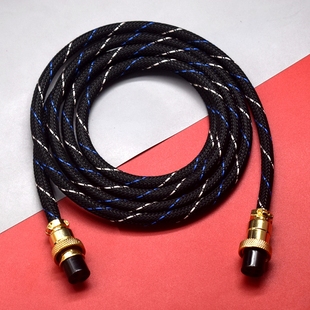 H5MKII四芯主副音响连接线喇叭线 M200MKIII 适用于惠威 M200D