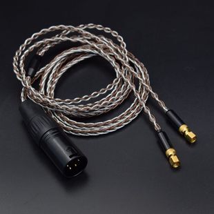 400 HE300 2.5 HiFiman 4.4 5耳机升级线HE 3.5 XLR卡侬平衡线