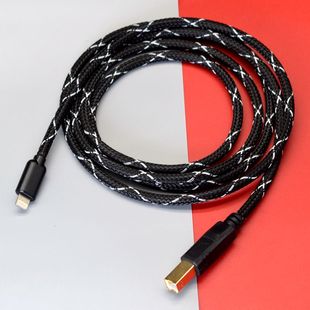 适用于苹果lightning 器DAC连接线 安卓TYPEC转USB方口OTG手机解码