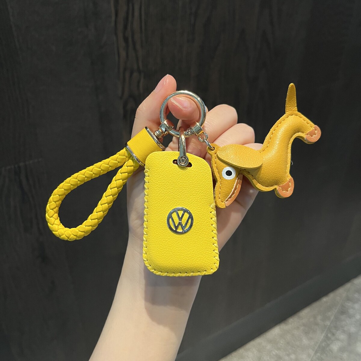 大众宝来钥匙套汽车锁匙包扣