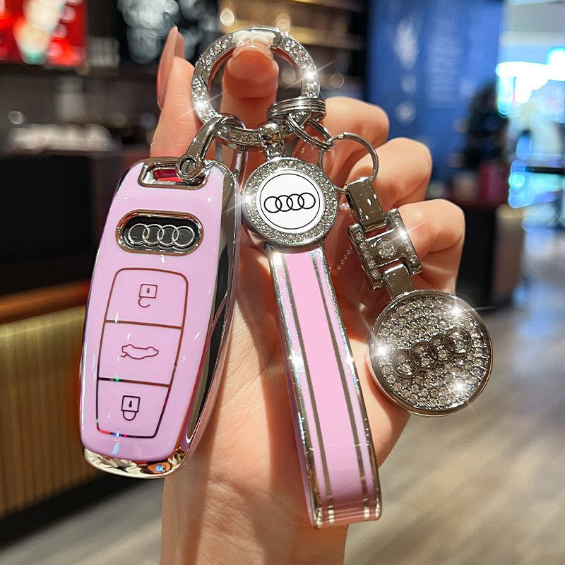 适用奥迪q5 e-tron车钥匙套quattro24款星耀光耀型q4e-tron钥匙套