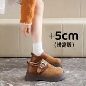 春秋巨好看厚底全包勃肯鞋 增高单0128n 一脚蹬乐福鞋 女2026新款 季