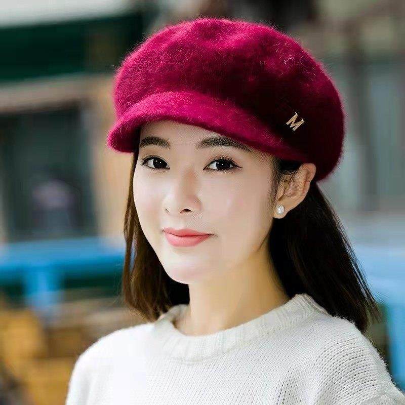 春季韩版女士纯色帽子秋冬加绒加厚保暖毛线帽时尚妈妈贝雷0124ud,服饰配件/皮带/帽子/围巾,帽子,淘宝优惠券,粉丝福利购,淘宝优惠卷
