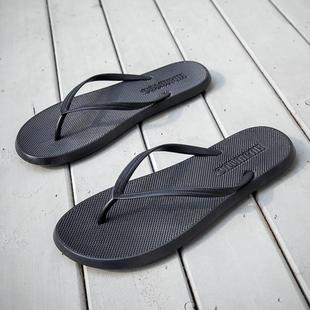 潮流韩版 夹脚室外0417q 沙滩鞋 夏季 防滑个性 拖鞋 外穿潮鞋 男士