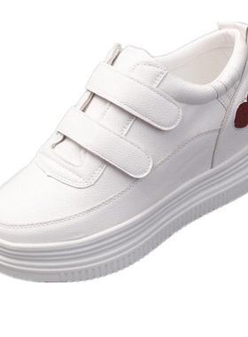 款厚底小白鞋内增高82026春新款坡跟百搭休闲运动单0119k