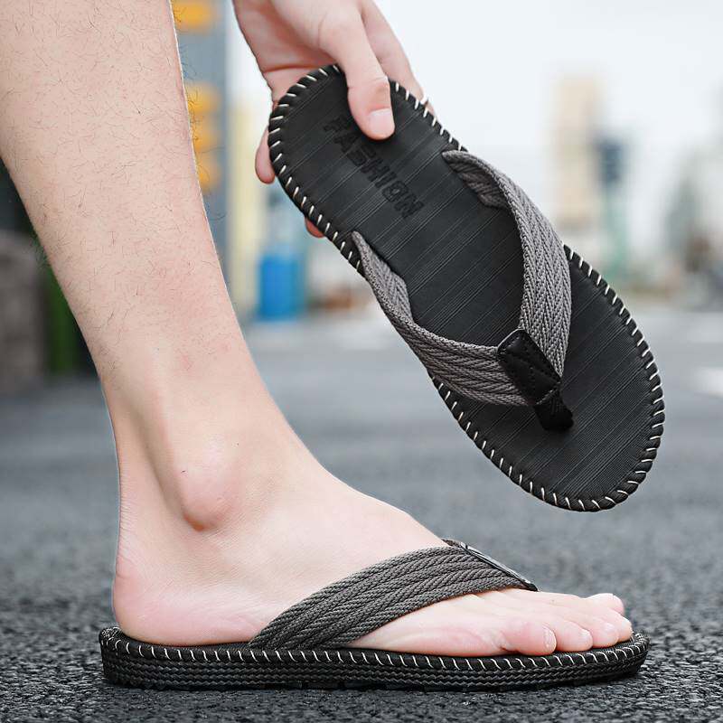 外穿拖鞋男新款潮流夏季外穿夹脚沙滩人字拖轻便防滑凉拖0418k