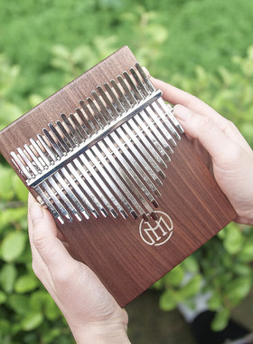 微瑕特价21音拇指琴17音水晶卡林巴琴手指钢琴17音胡桃木拇指琴