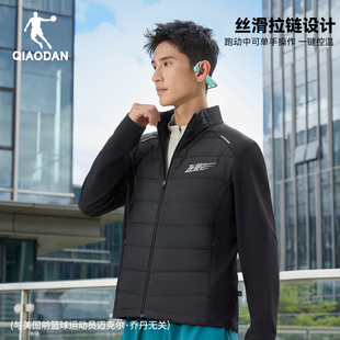 金标P棉乔丹短棉服跑步保暖棉服男士2026冬季新款防泼水外套风衣