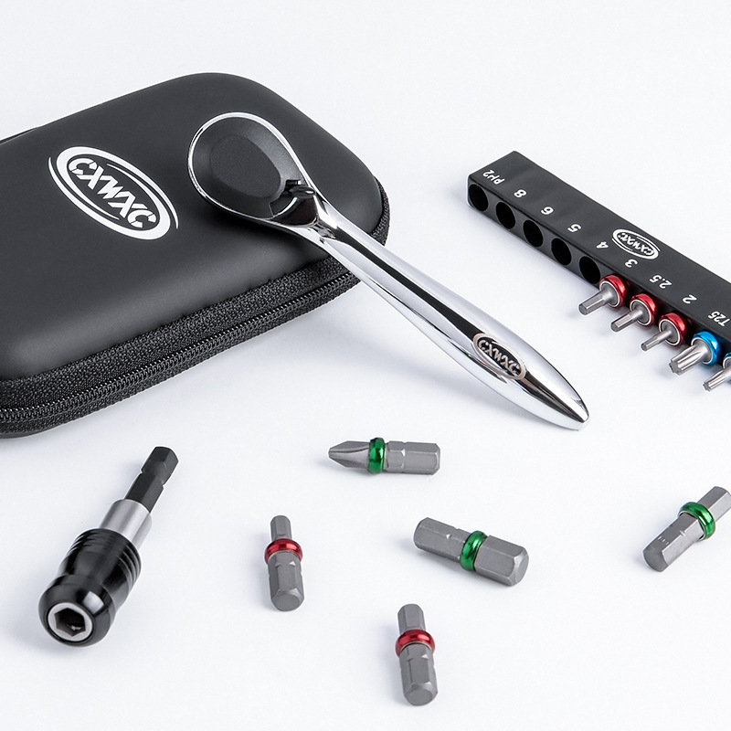 骑行多功能棘轮扳手 螺丝刀套装铬钒钢多规格批头维修工具 CX-T03