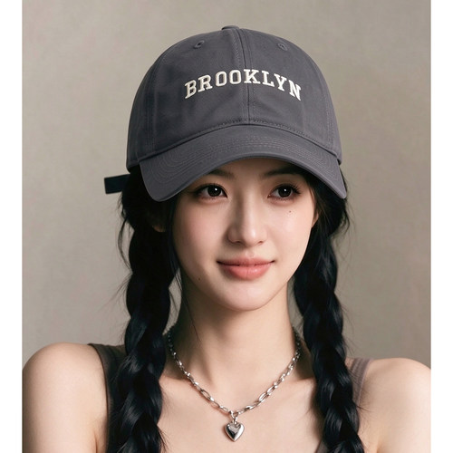 保暖帽子字母刺绣棒球帽女2026新款韩版休闲深顶鸭舌帽遮颧1008e
