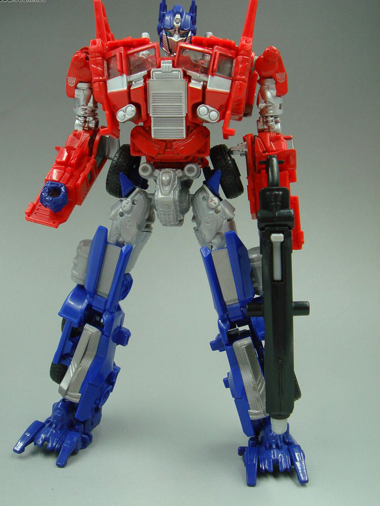 正版孩之宝变形金刚4 博派5人套装中的v级航行家级平头擎天柱玩具