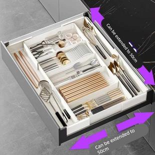 Drawer Cutlery Utensils Tray Store Organizer Drawer Kitchen