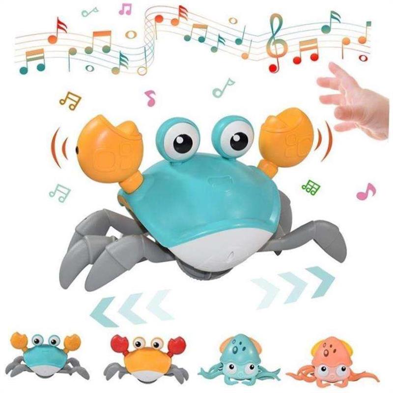 Kids Induction Escape Crab Octopus Crawling Toy Baby Electro