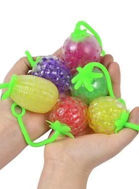 Squishy Fidget Toy squeezy Stress yoyo ball水果悠悠球捏捏乐