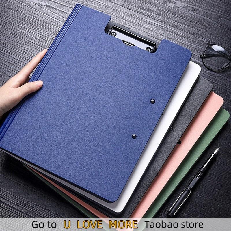 A4 File Folder Clipboard Writing Pad Memo Clip Board Double