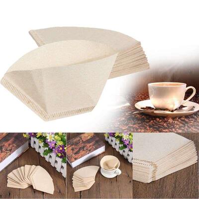 40pcs Hand poured Coffee Paper Filter Hand Drip Paper Coffe