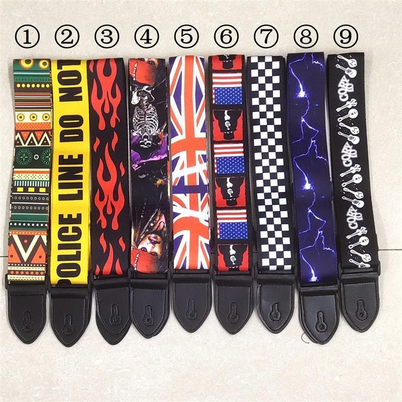 Adjustable Polyester Guitar Strap for Acoustic Electric Bass
