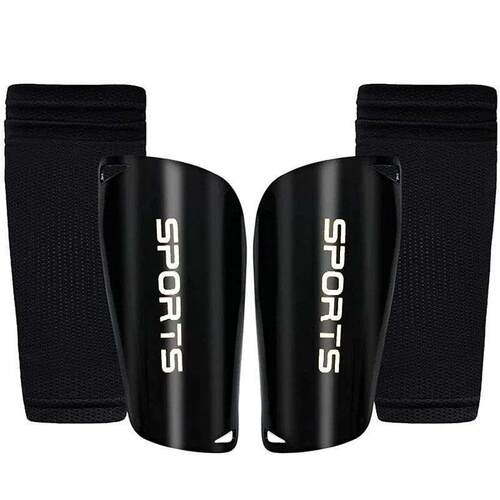 1 Pair Sport Soccer Football Shin Guard Socks Pads EVA Cushi