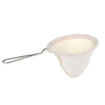 Reusable Coffee Filter Bag Stainless Steel Handle Flannel