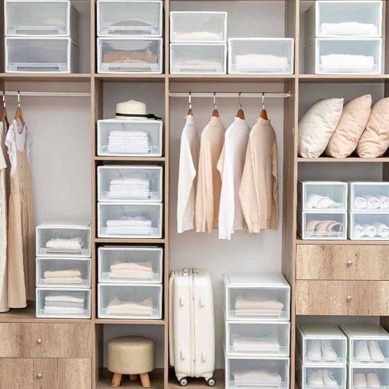 clutter storage box shoes drawer cabinet organizer wardrobe