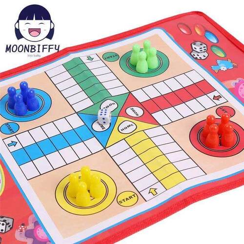 Kids Classic Flight Chess Game Ludo Chess Game Family Party