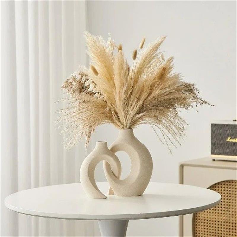 2Pcs Creative Vases Nordic Living Room Home Decor Desktop