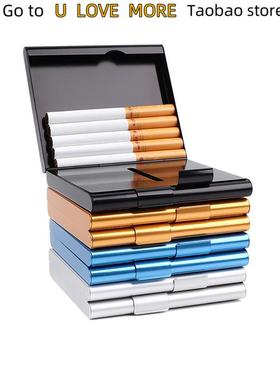 Aluminum Cigarette Case Storage for 20 Cigarettes Holder Dou